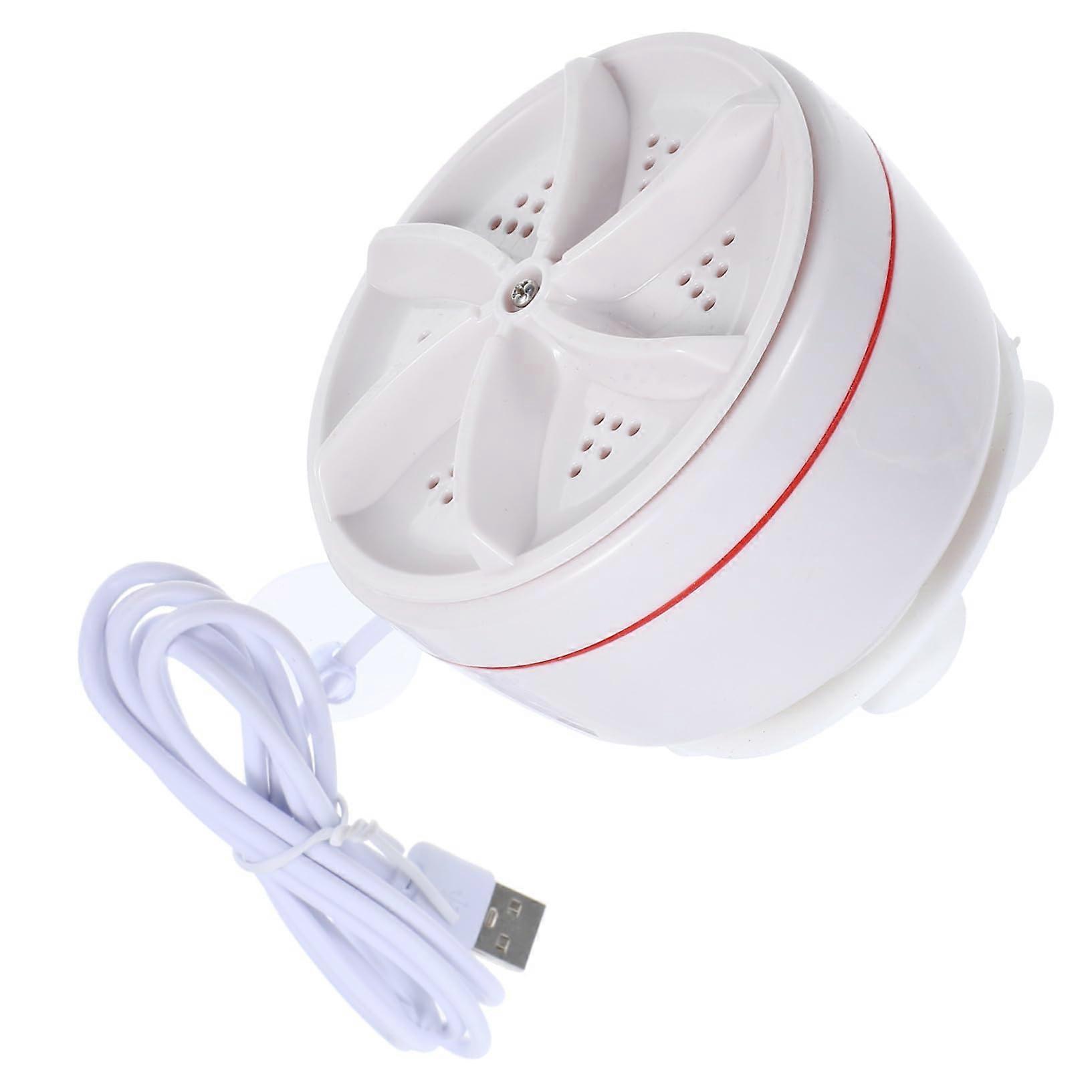 Mini Portable Ultrasonic Washing Machine Foldable Turbo Washer for Travel and Delicate Clothes