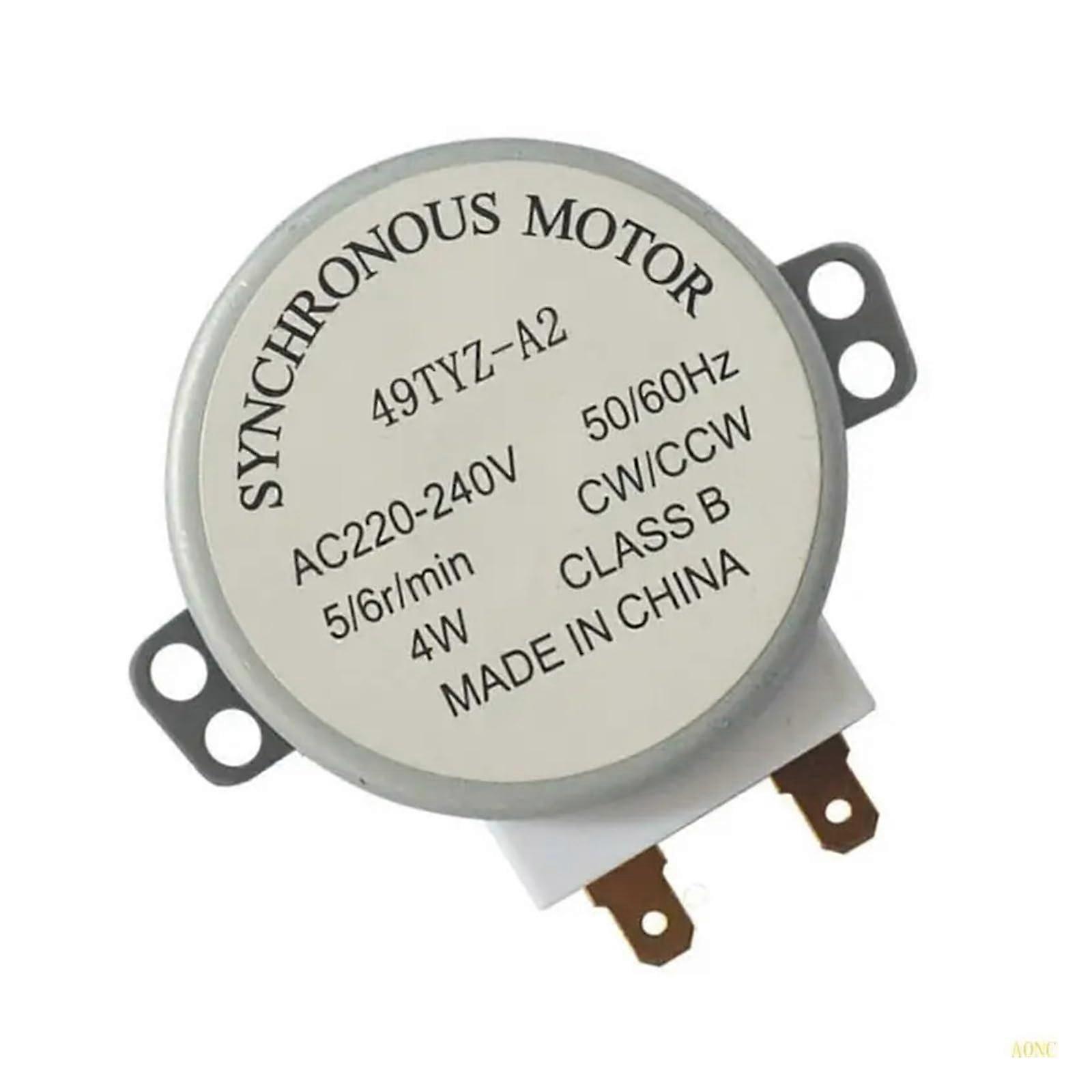 Microwave Turntable Synchronous Motor AC220240V 50/60Hz 4W Replacement for Home Appliances