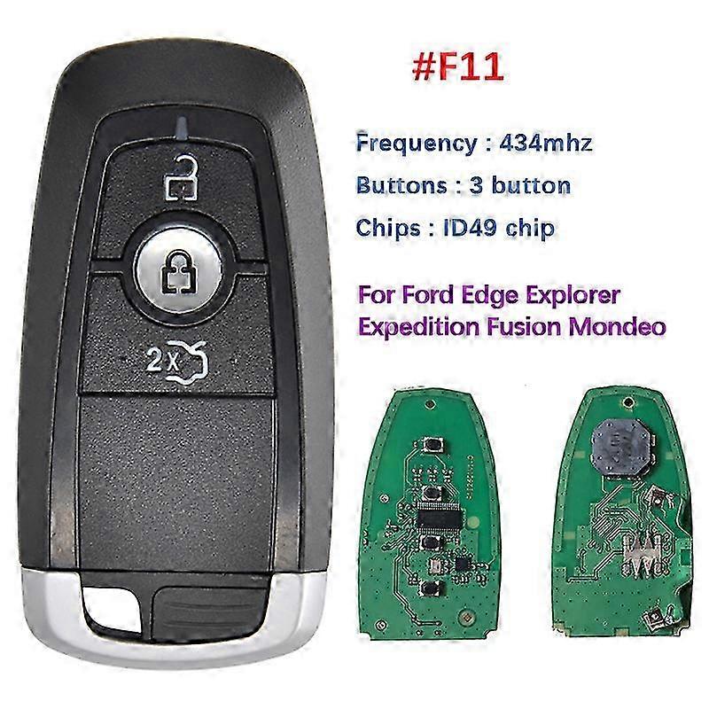 CN018109 315/434/868/902 Remote Key For Ford Edge Explorer Expedition Fusion Mondeo F150 Replacement Smart Keyless Proximity 25-26