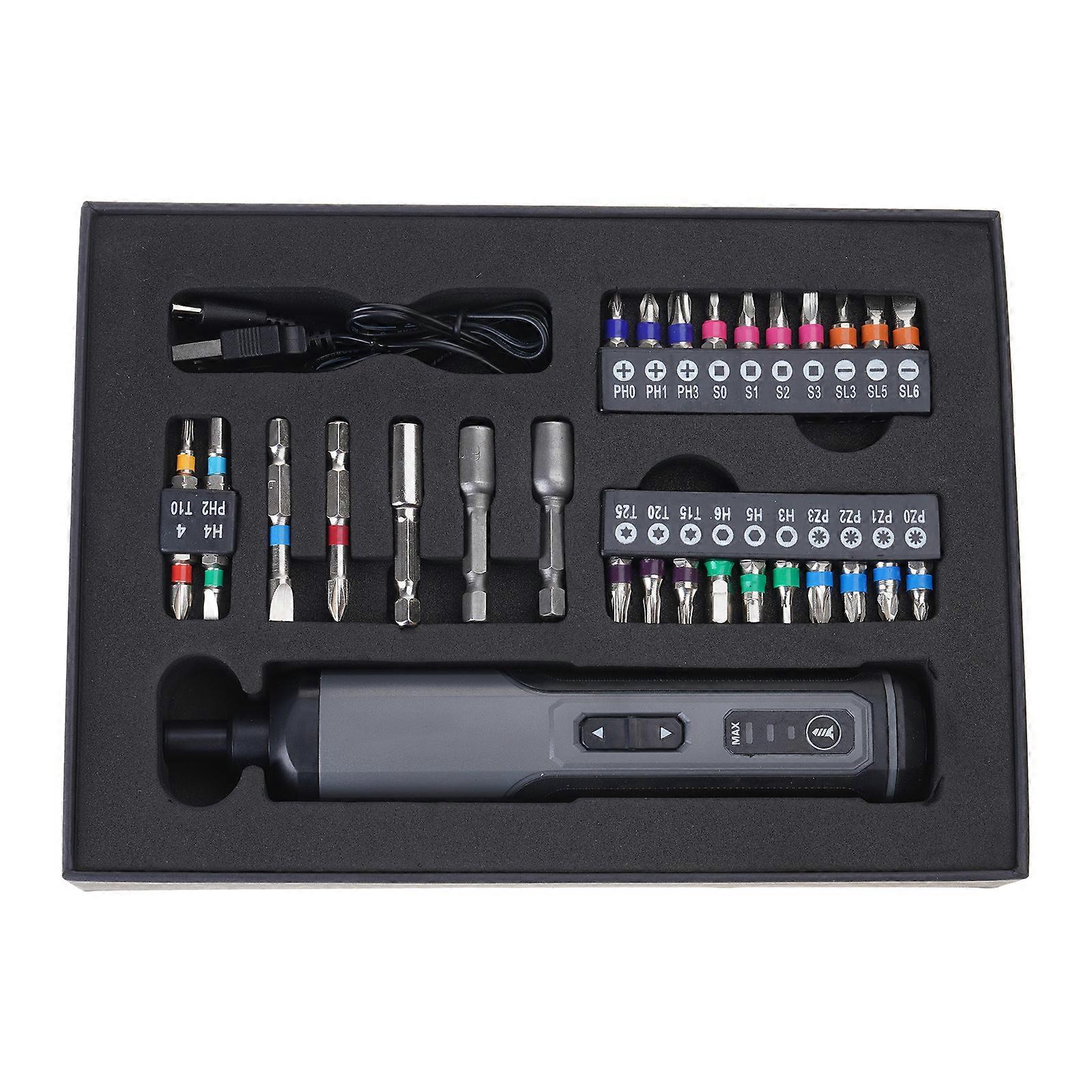 High Efficiency Cordless Screwdriver Multipurpose Electric Screwdriver 2000mAh Battery for Various Applications Multicolor