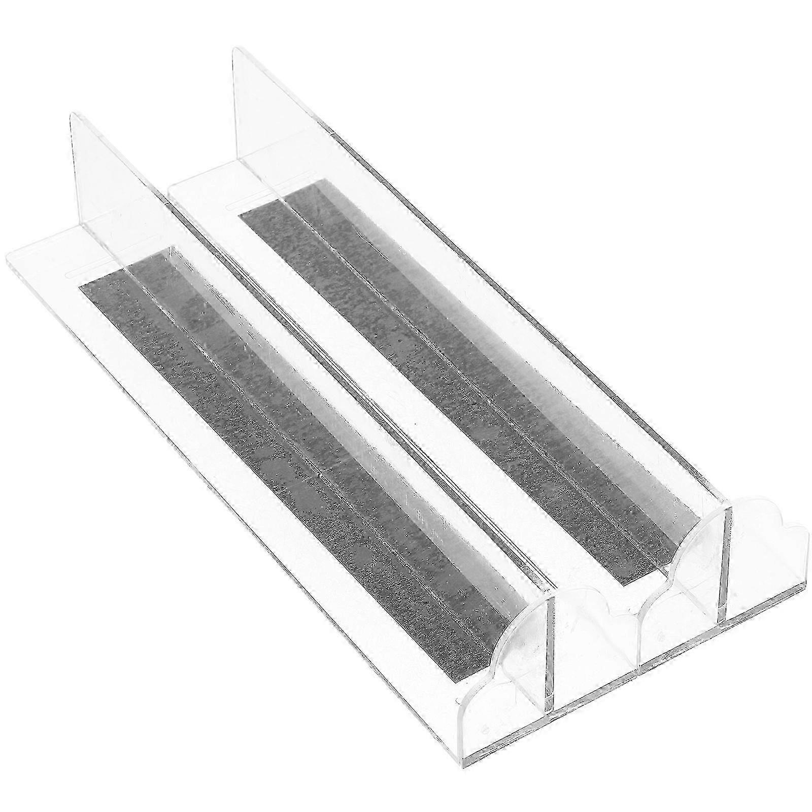 2pcs Shelf Divider Shop Shelf Divider Acrylic Shelf Separator Organization Store Shelves Divider