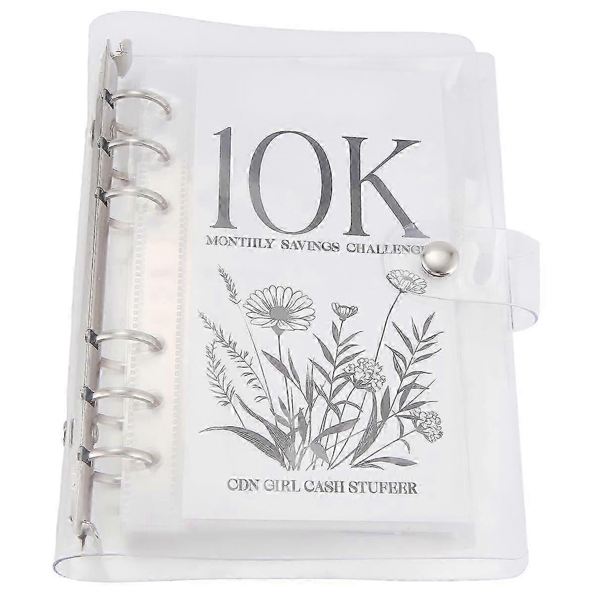 Envelope Challenge Binder Savings Binder for Save 10K with Cash Envelopes for Budget Planning