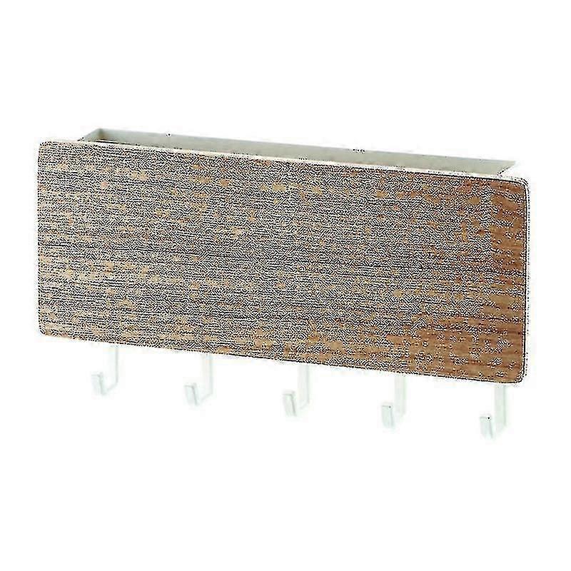 2025 Wall-mounted Key Rack Hooks Doorway Key Storage Rack Wooden Sundries Storage Rack Key Hanging Organize