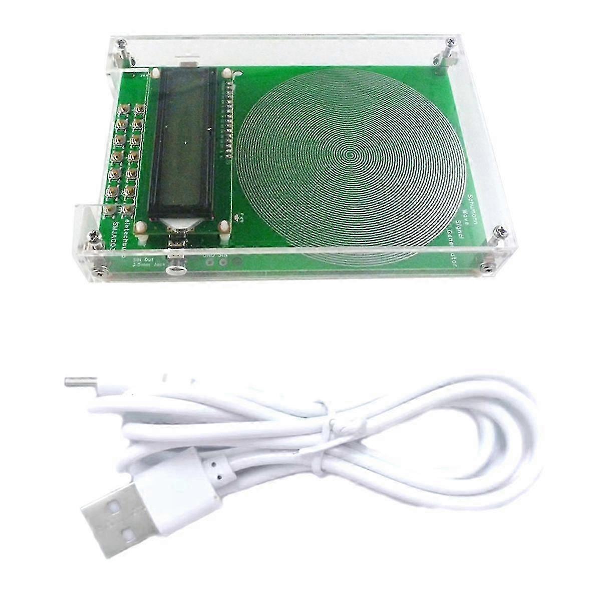 7.83HZ Resonance Pulse Sine Wave Generator 0.01H-100KH Audio Frequency Adjustable with Shell