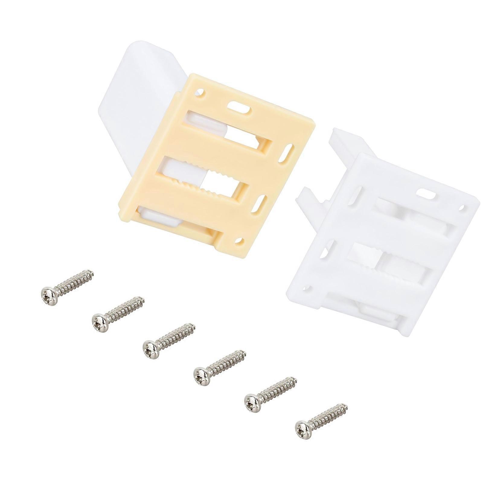 2Pcs/Pack Drawer Slide Replacement Backplates For Easy Mounting Cabinet Hardware Drawer Alignment Bracket Multicolor