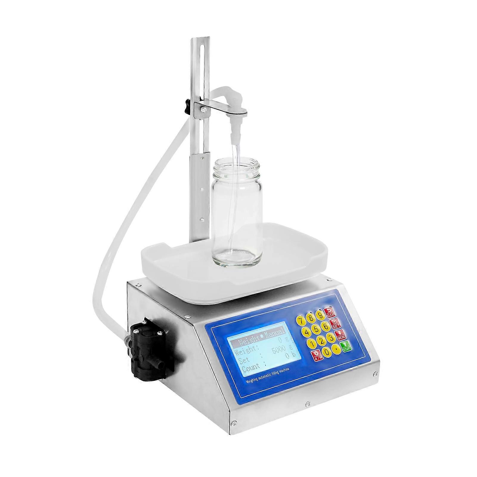 Liquid Filling Machine with LCD Display, Precision Bottle Filler Adjustable Height 0.026.61lbs