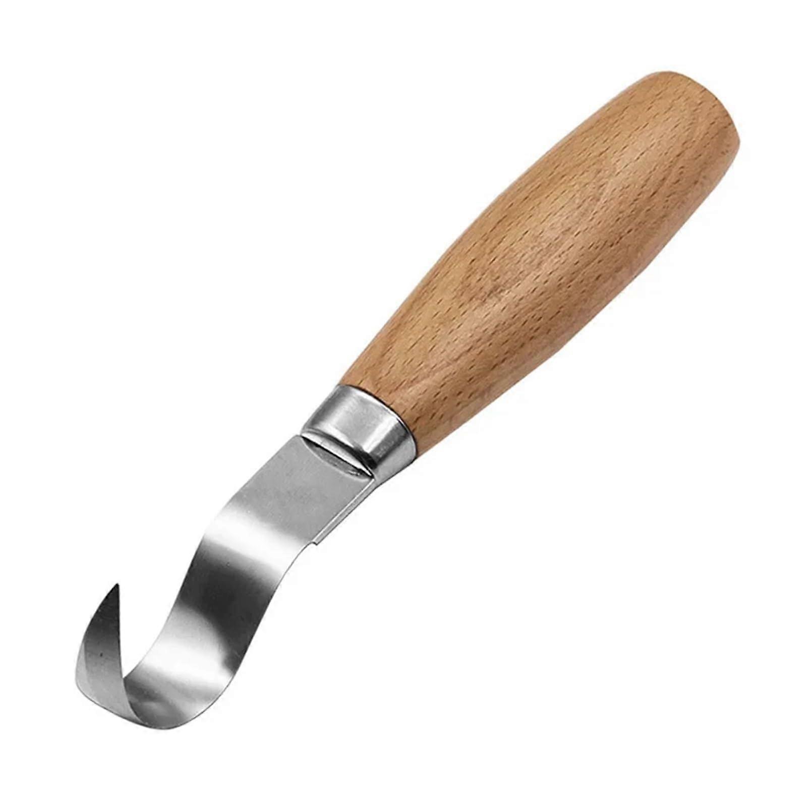 Wood Carving Tools Set with Ergonomic Comfort Grip, Curved Spoon Carving Kit for Beginners