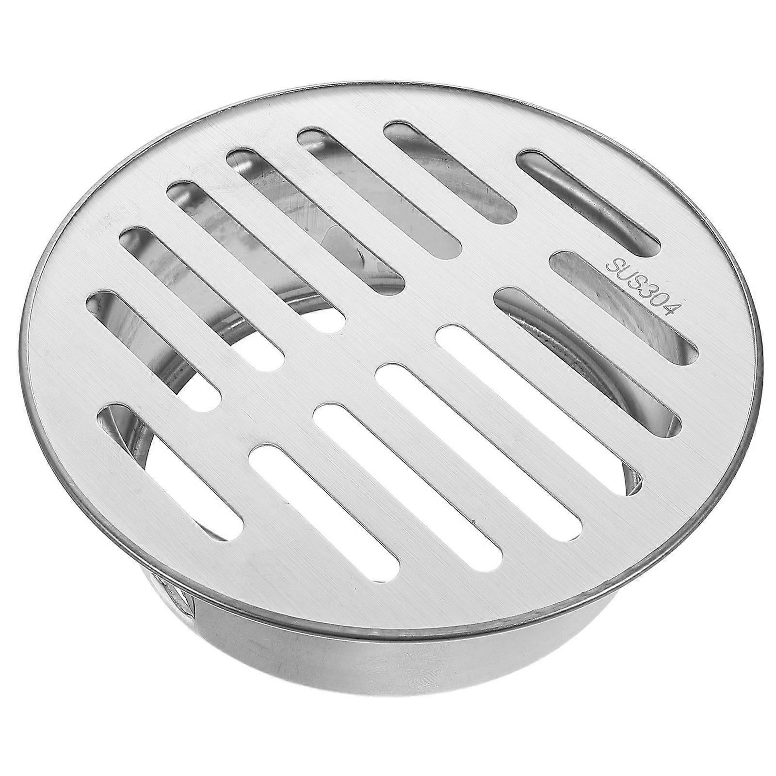 Stainless Steel Round Drain Cover For Outdoor Use With Anti-Blocking Function 1Pack