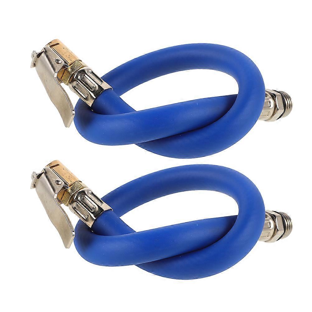 Tire Pressure Gauge Air Release Hose Adapter for 2Pcs Inflator Extension Hose