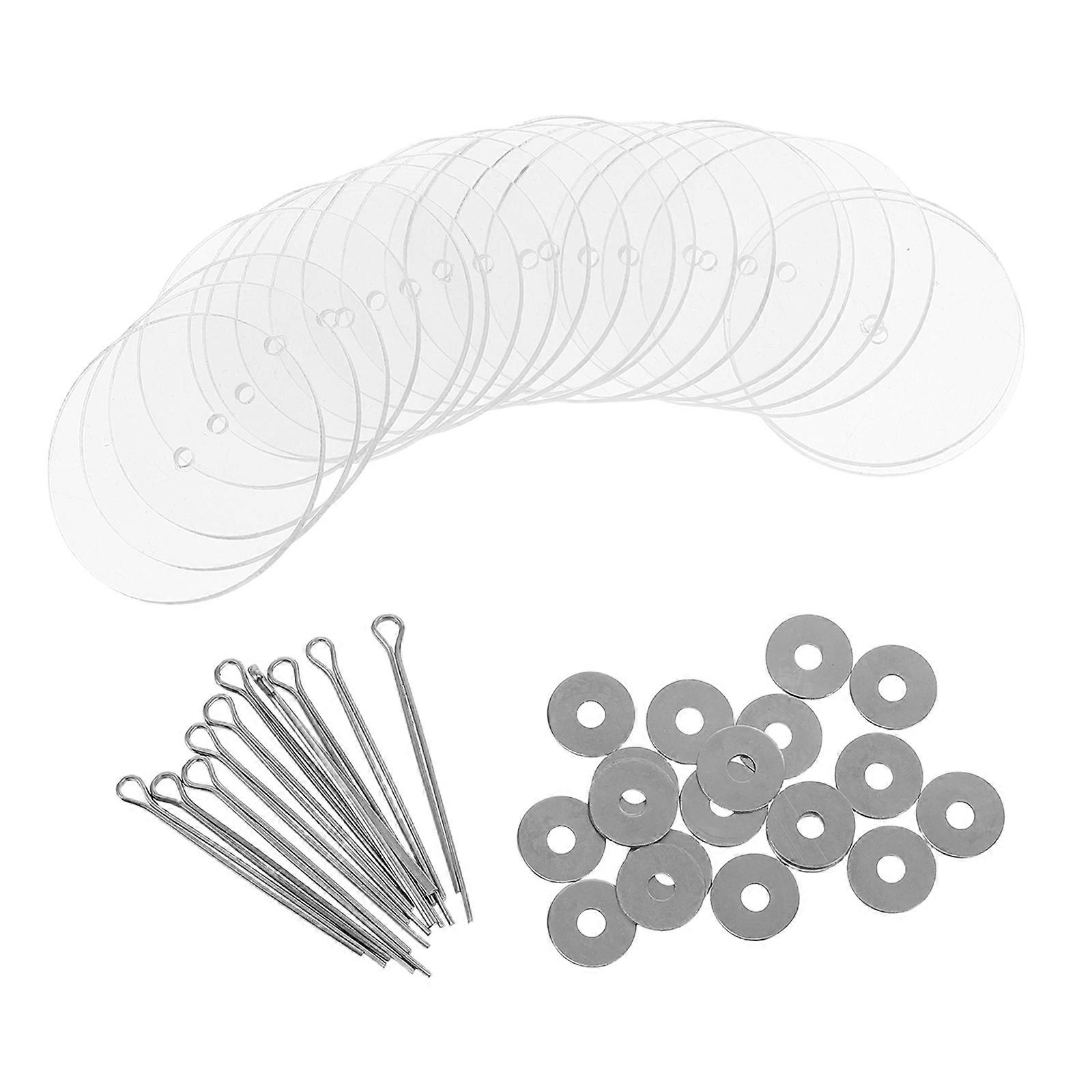 Acrylic Bear Joints Movable Joint Parts 10Sets for DIY Projects