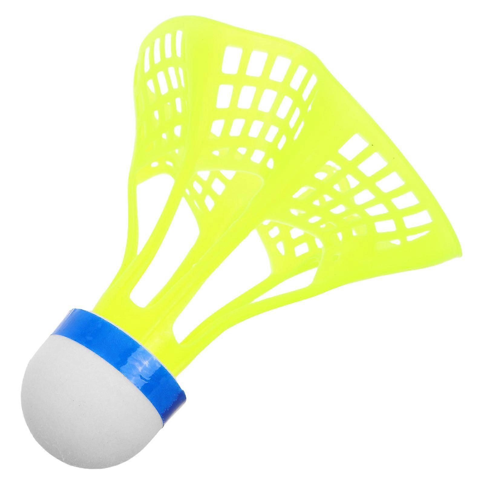 Wind Resistance Badminton Shuttlecocks Replacement For Schools Parks Orange 1Pack Training Tool