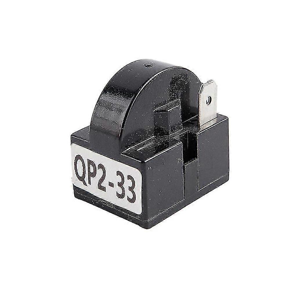 Refrigerator Freezer PTC Starter Relay QP2-12/15/22/33 Thermal Protector 32.5mm Compressor Overload Protector Replacement