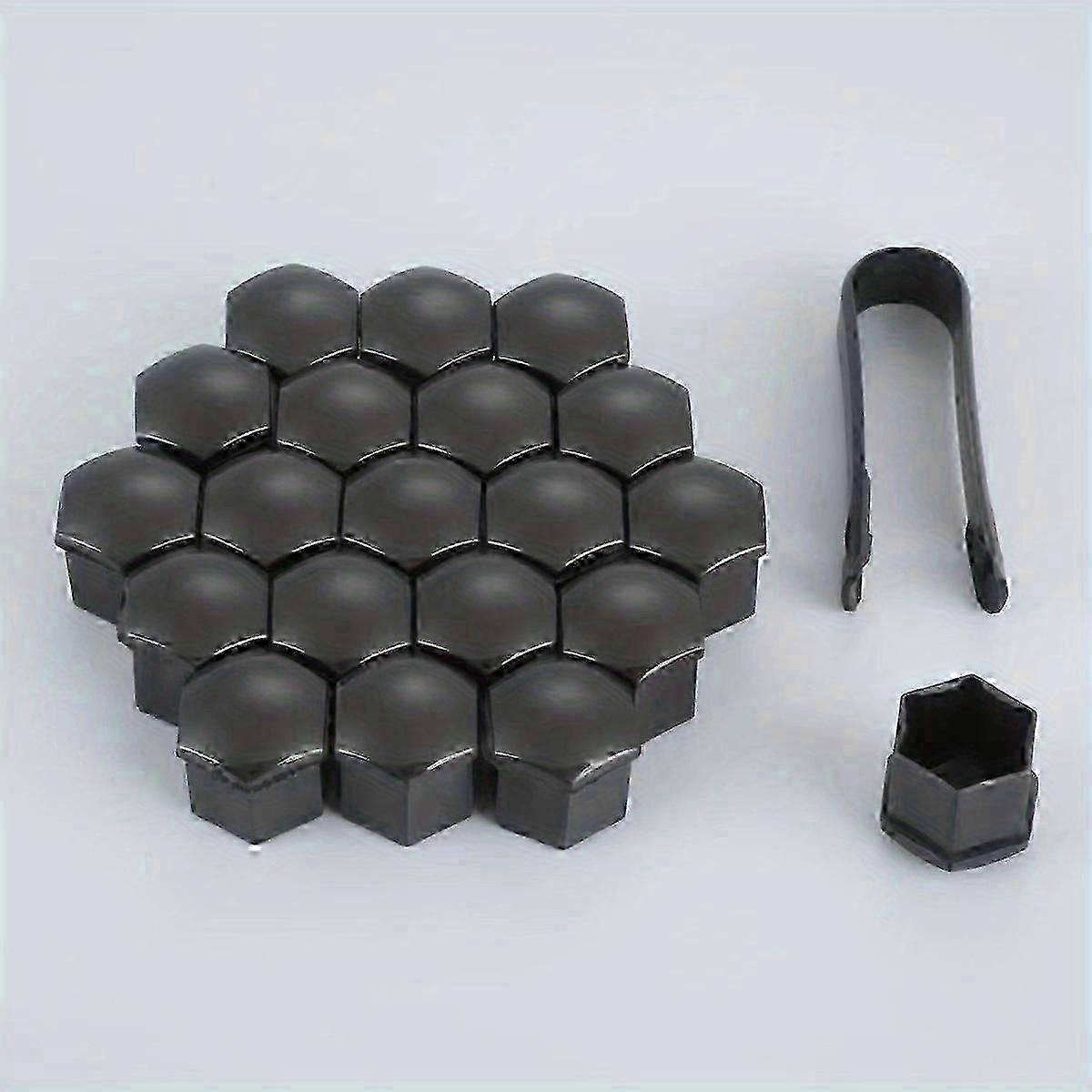 20 kpl auton pyörän mutteri suojakannen mutteri ruosteenestoaine auton pyörän navan mutteri auton rengasmutteri ulkokoriste