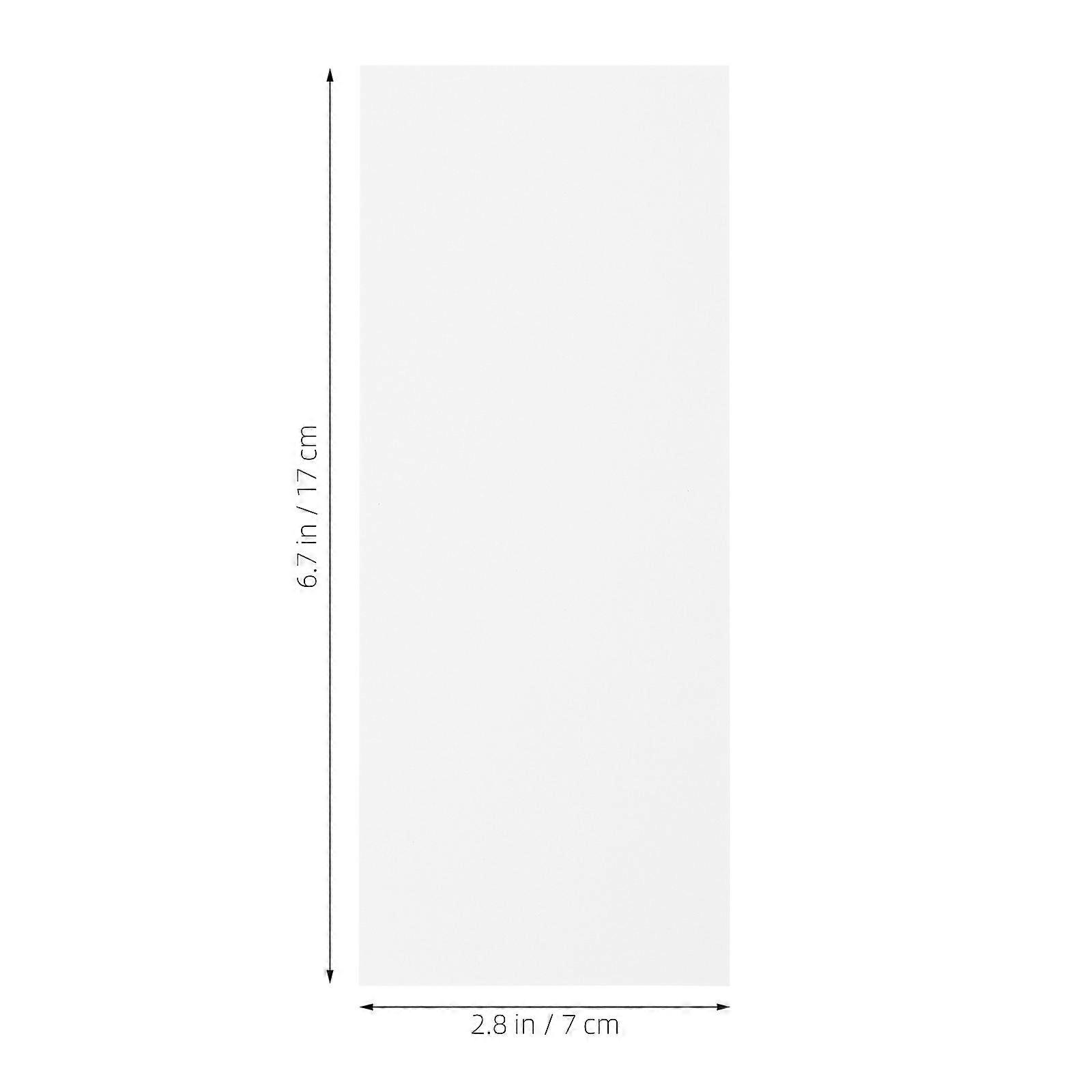 Blank Replacement Paper for Educational Use Progress Tracking Simple and Generous Design White 17.00X7.00X0.10cm Diy Schedules 30Pcs