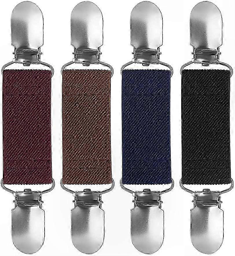 4er-Pack elastische Pulloverclips, Unisex-Cardiganclips für Damen und Herren
