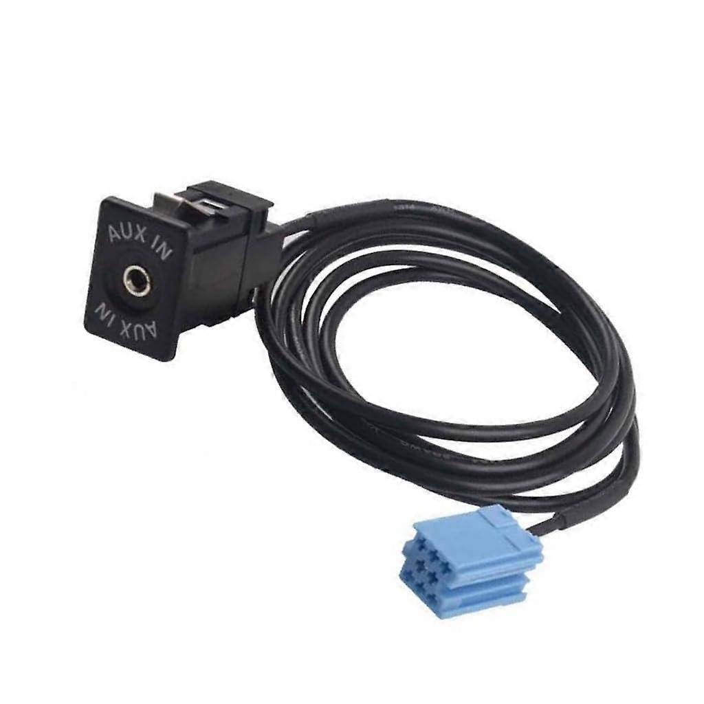 8 Pin Car Stereo AUX Cable Adapter with Bidirectional Audio and Seamless Device Connectivity