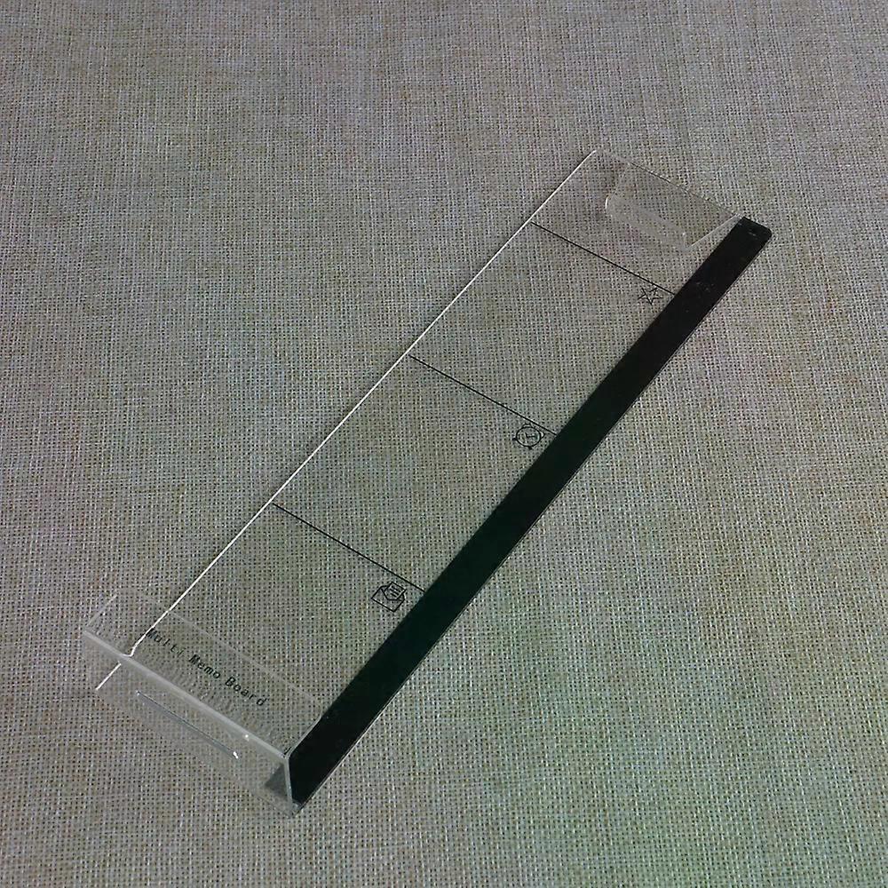 Plastic Monitor Message Memo Board for Sticky Notes Tabs Phones PC Screen Computer Monitors Side Panel Planner Office Supplies