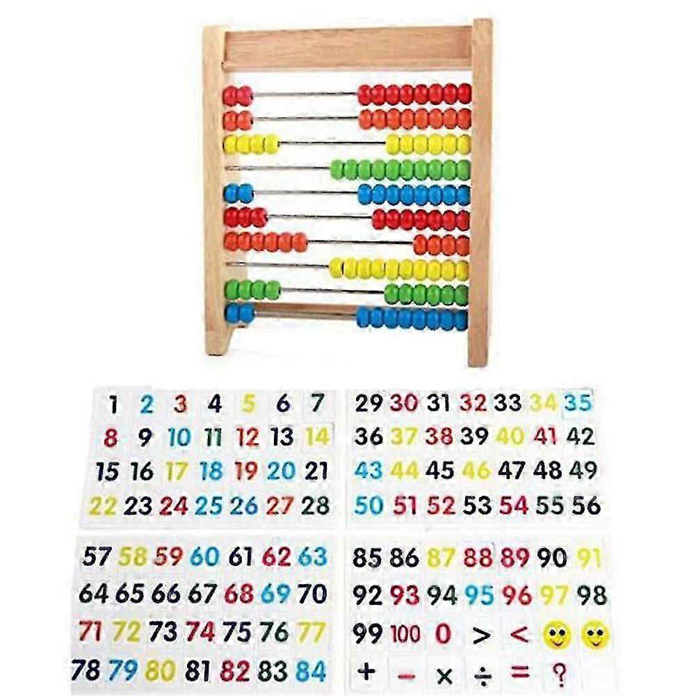 Children's Arithmetic Teaching Aids Counting Stick Calculation Frame Abacus Educational Tool Teachi