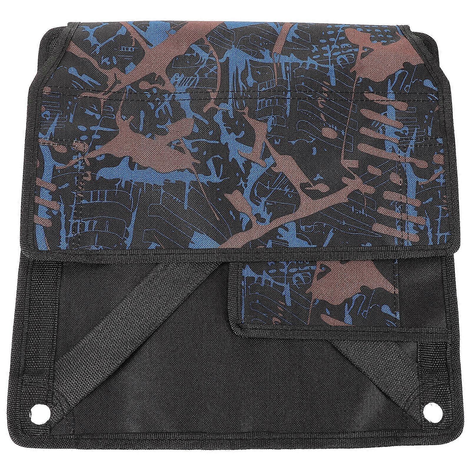 Rectangular Folding Stool Replacement Pad Designed For Campers And Outdoor Activities In Blue 5Pcs