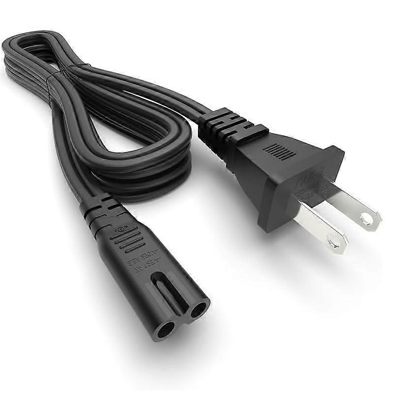 AC Power Cord 2 Prong Universal 100240V 4ft Replacement Cable for Laptop Printer Monitor
