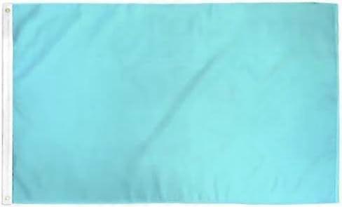 Hellblaue, einfarbige Flagge rq 0041