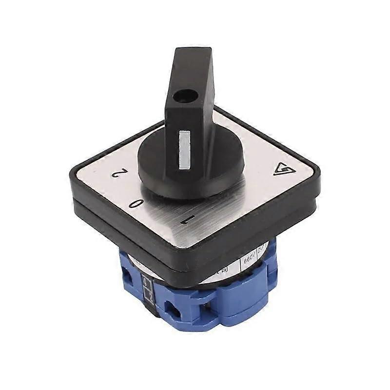 Cam Switch 3 Position Rotary Switch 1 Pole 4 Terminals 660V 20A Changeover Switch Industrial Control