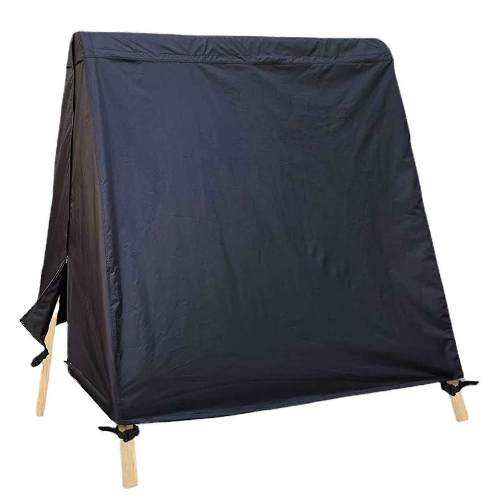 Waterproof Patio Swing Cover Heavy Duty Outdoor AFrame Canopy with Windproof Drawstring
