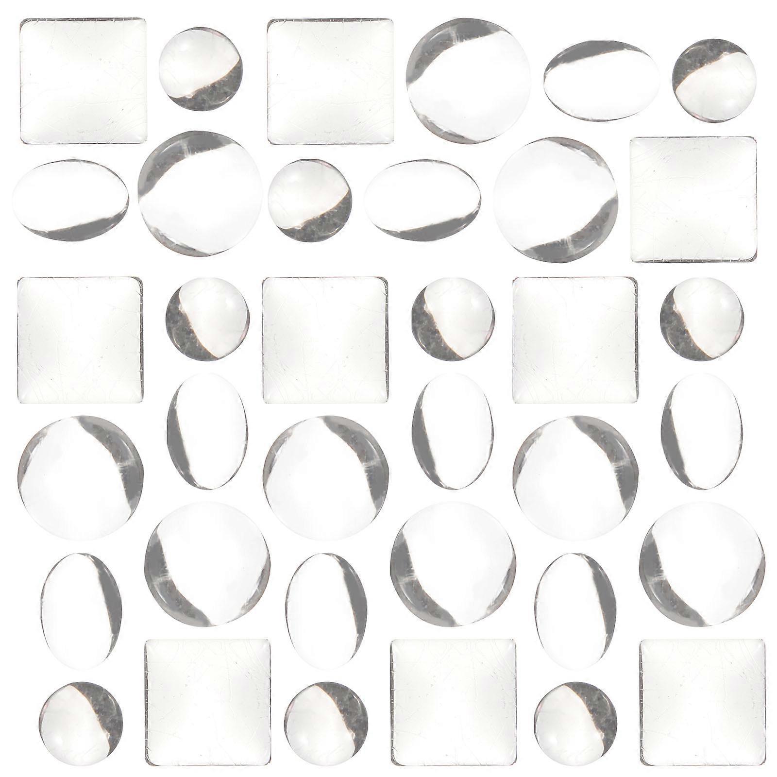 Multi-Use Cabochon for Decor 200Pcs Clear Transparent Glass Dome
