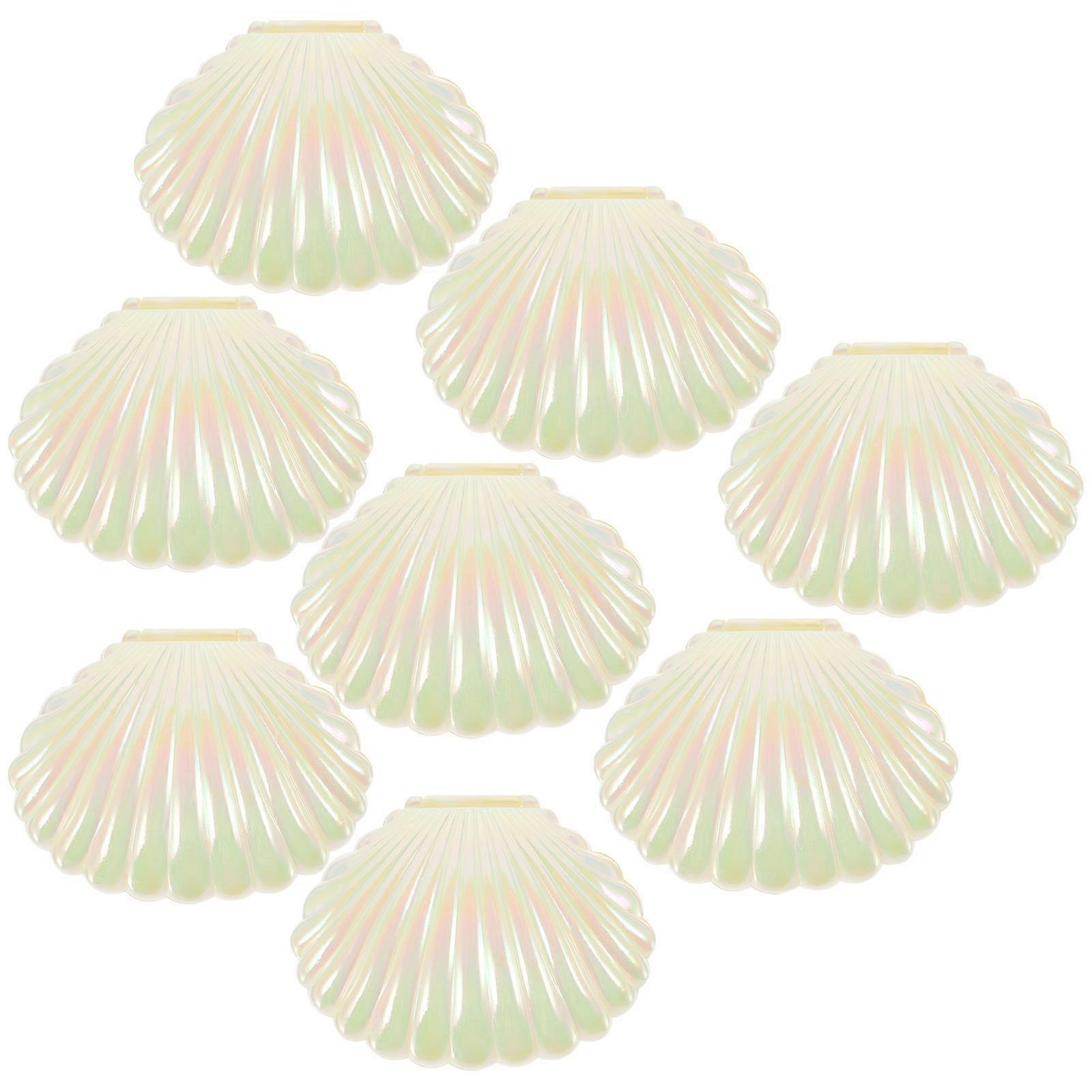 Candy Table Containers for Party Use with 10Pcs Seashell Storage Boxes