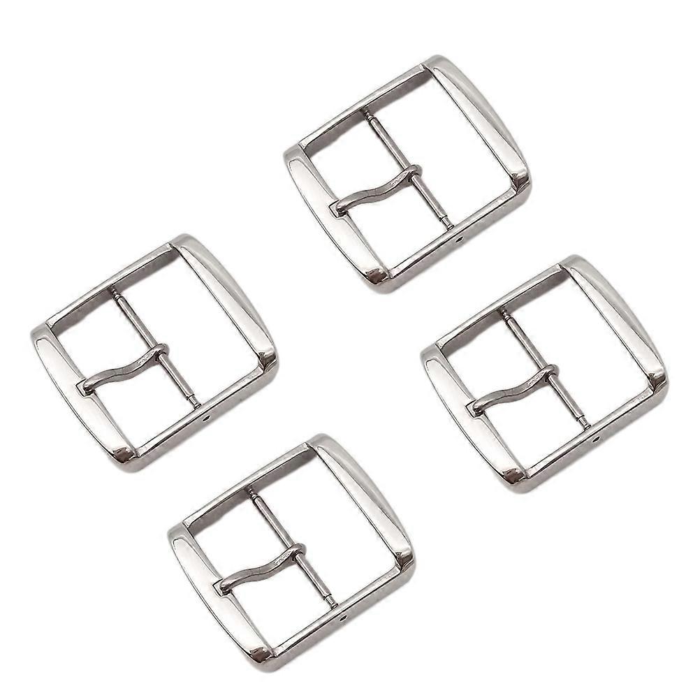 Watch Buckle Stainless Steel for Watch Use 2Pcs Silver Practical Accessory