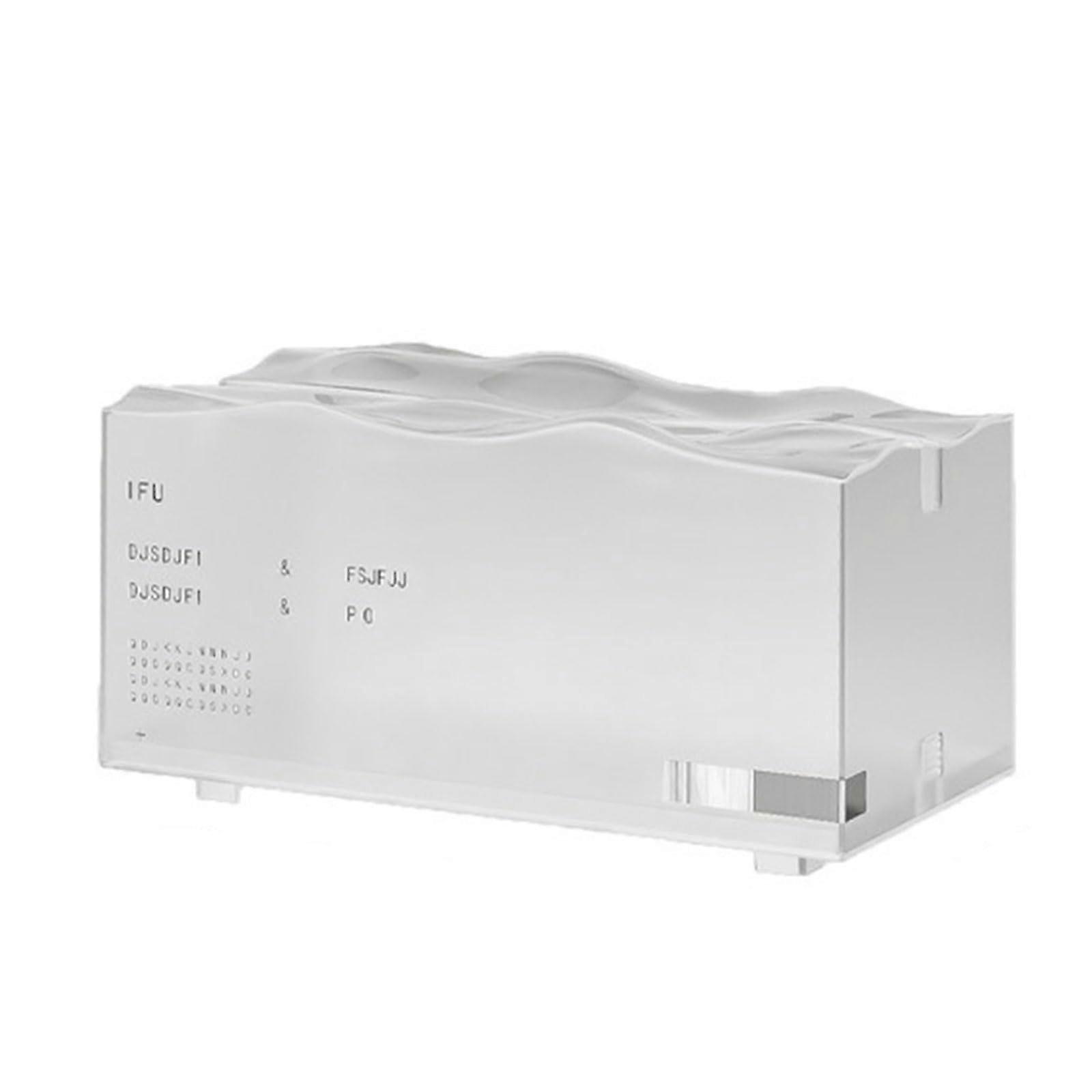 Adjustable Tissue Box Holder with Elegant Modern Design for Home, Office, Kitchen and Car