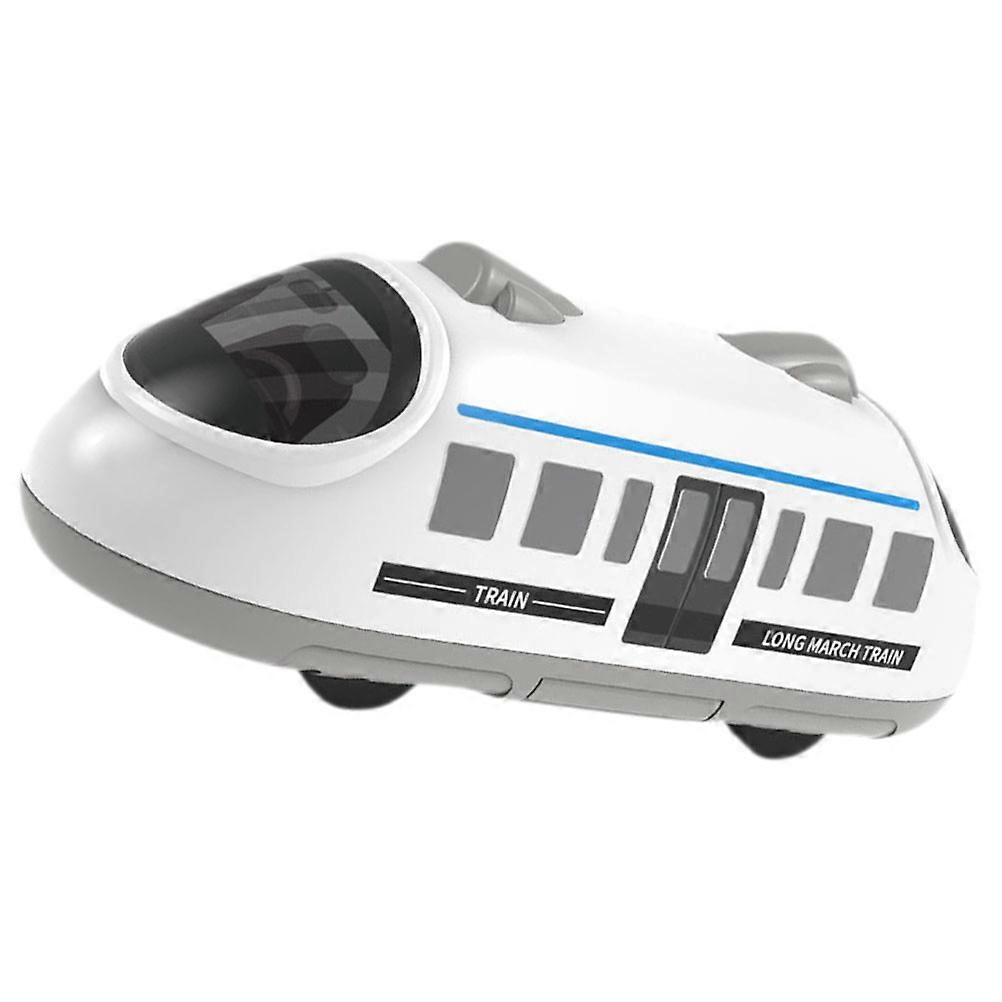 High-Speed Train Toy Inertia Drive Model Train Toy White Plastic