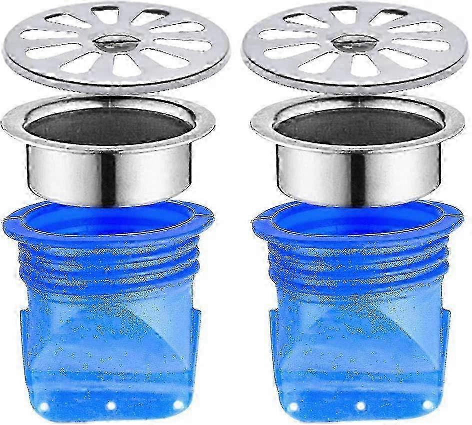 Adjustable Backflow Prevention, 2 Pack Silicone Floor Drain, Single Way Valve(60*50cm) 26-27s