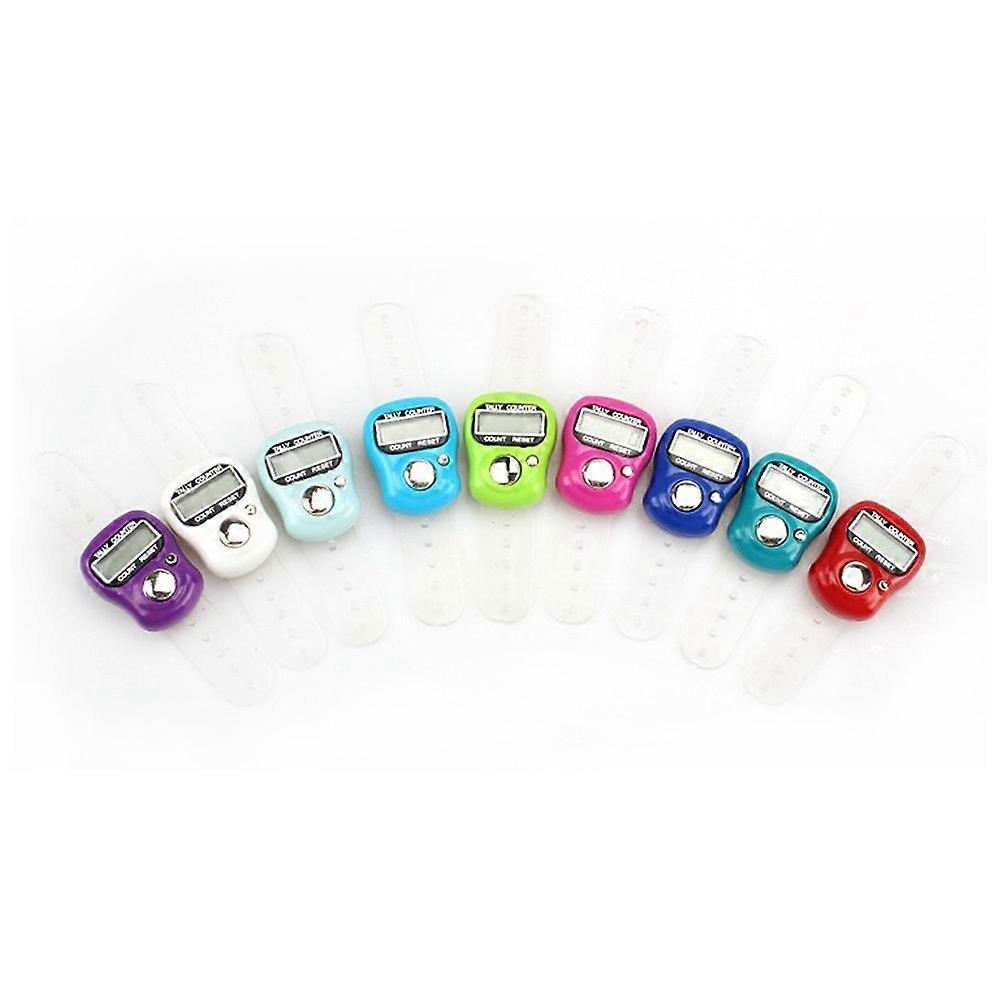 LCD Electronic Finger Hand Ring Knitting Row Tally Counter Pedometer