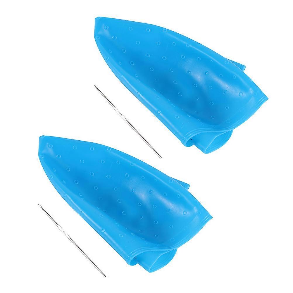 Hair Dyeing Coloring Caps for 10Sets with Crochet Hooks