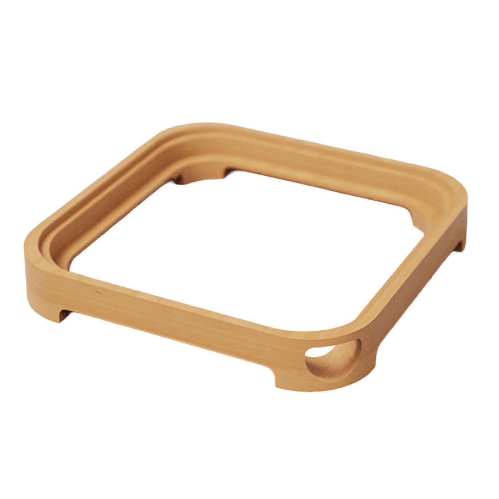 Beech Wooden Desktop Computer Stand with Efficient Heat Dissipation and SlipProof Stability