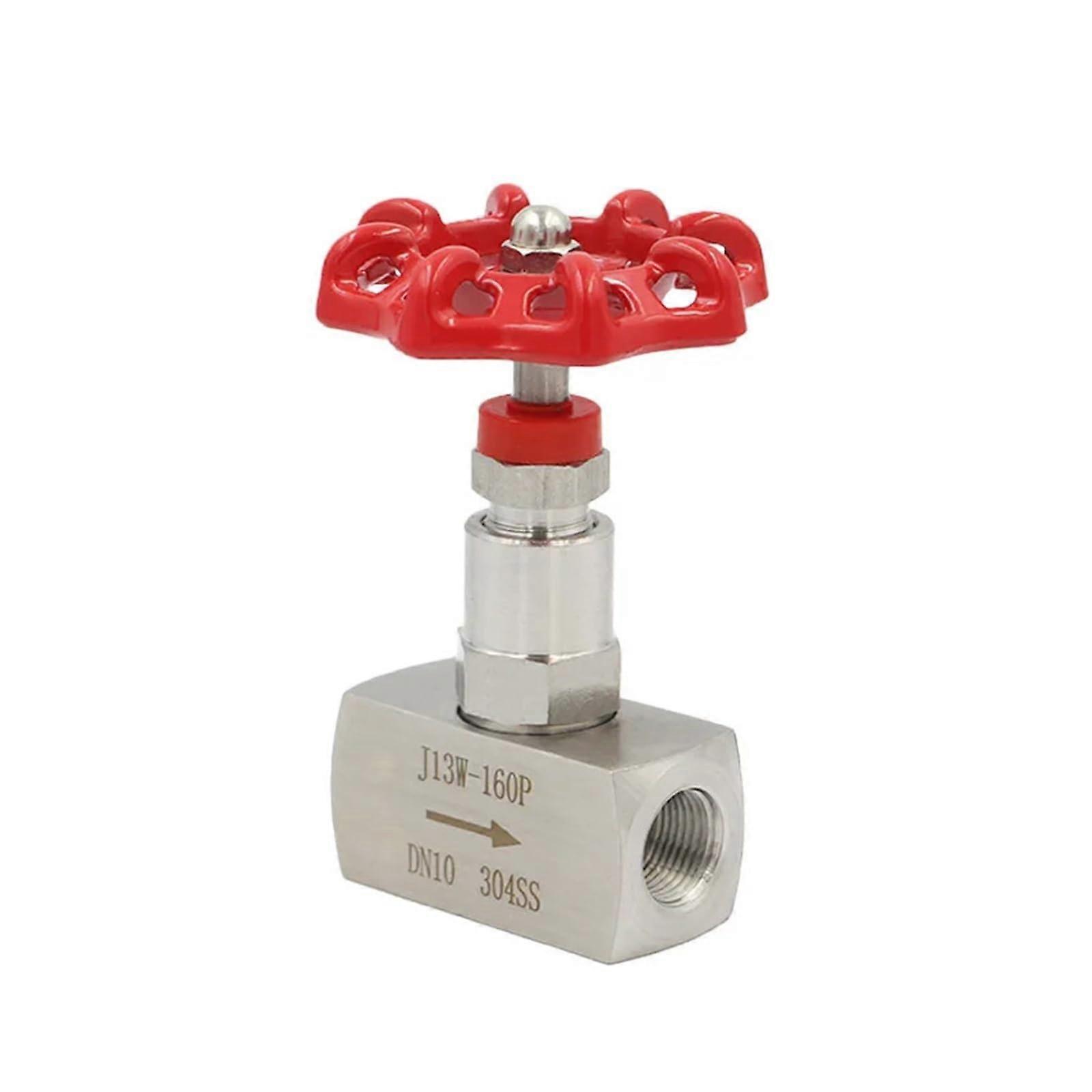 DN10 Stainless Steel 304  Pressure Needle Valve with Precise Flow Control and Threaded Design