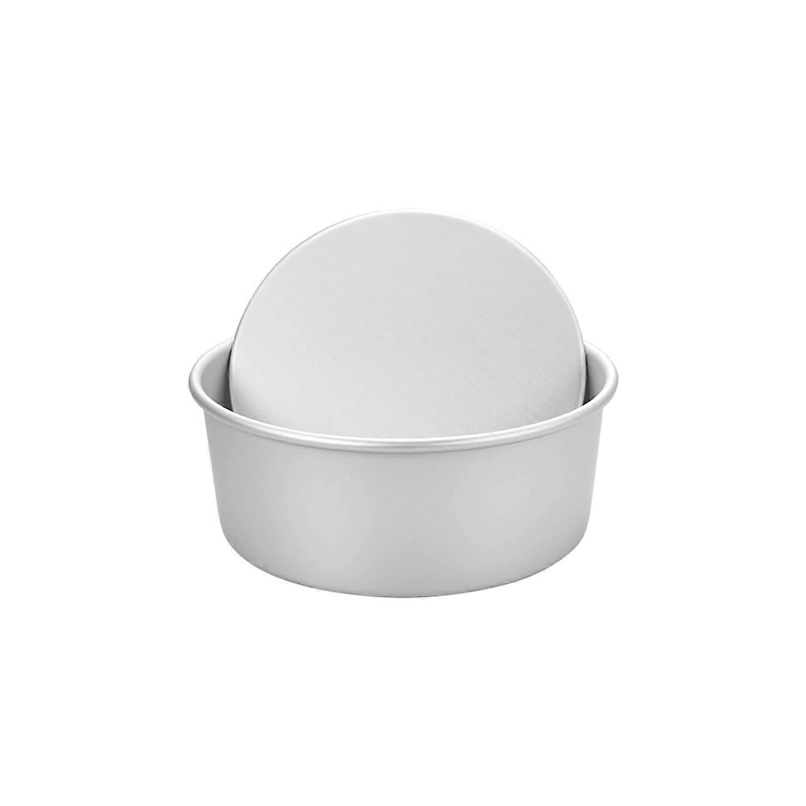 6 Inch Aluminum Round Cake Baking Pan with Removable Bottom Nonstick Easy Clean Surface