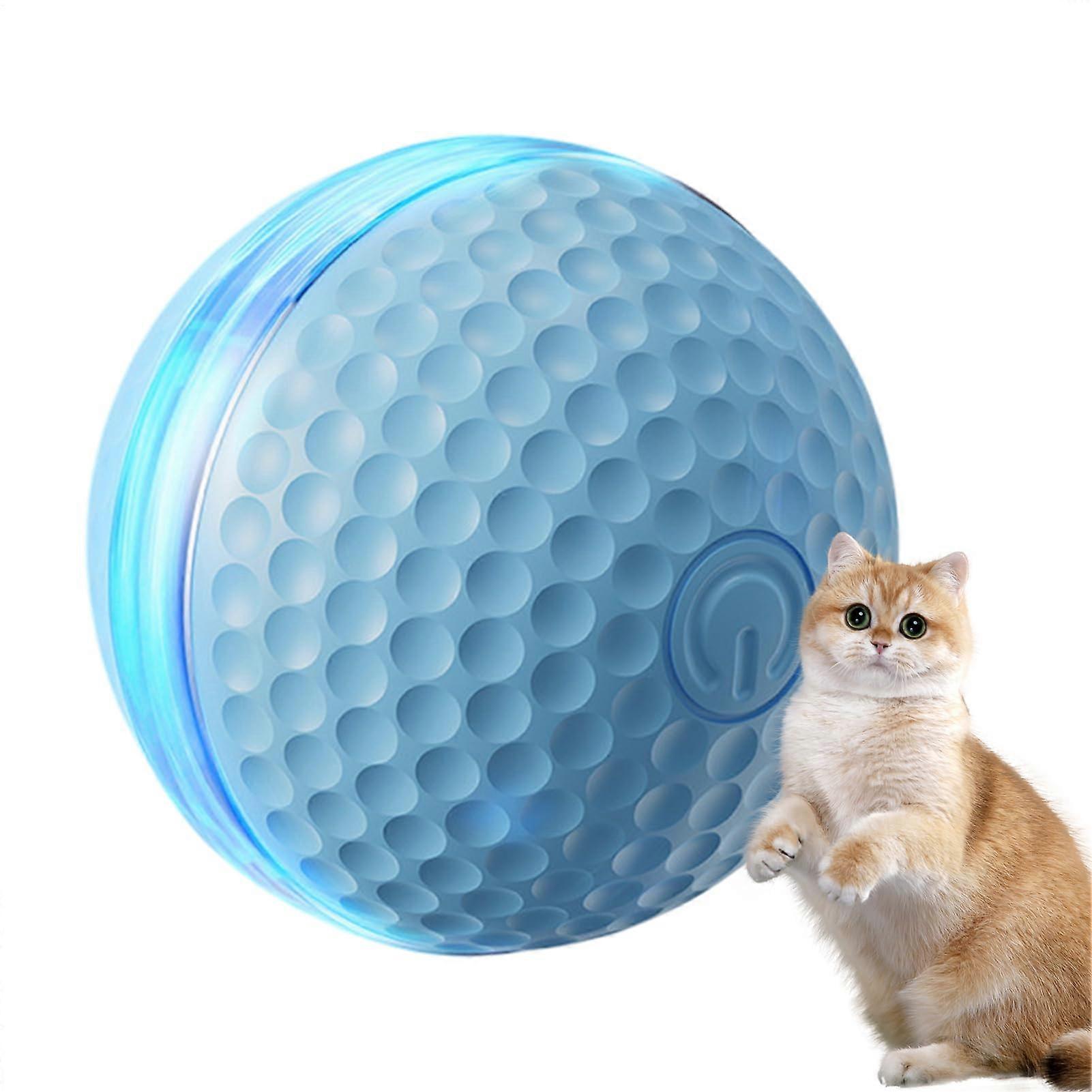 Interactive Automatic Rolling Cat Toy with Dual Play Modes, 360° Obstacle Avoidance, Rechargeable