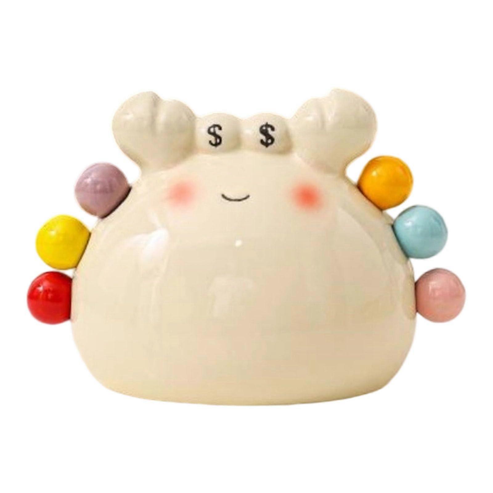 Ceramic Fruit Fork Set with Glazed Holder and Storage Jar, Elegant Kitchen Utensil Organizer