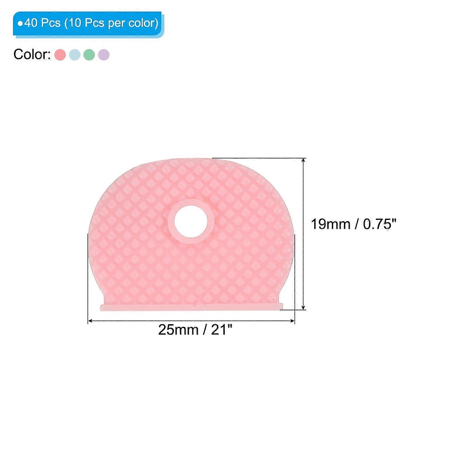 Key Caps Covers Keys Ring Coding Tags Identifiers Silicone Case Shell Protector,