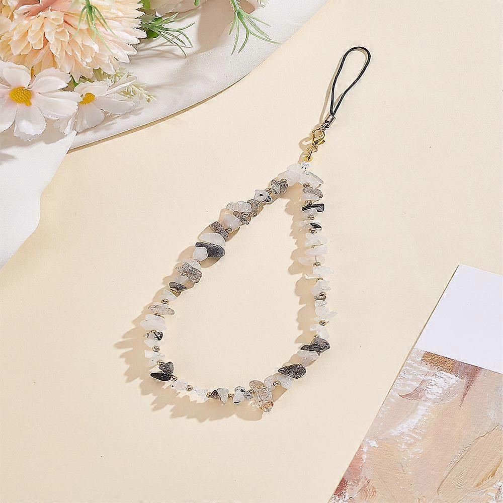 Natural Rutilated Quartz Mobile Straps 215~220mm