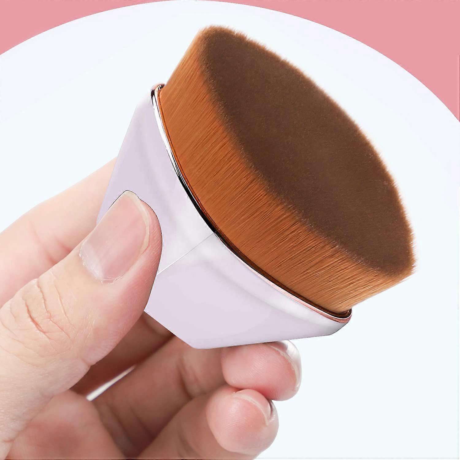 Foundationborste Flat Top Makeupborste Premium Kabuki Hexagon Makeup
