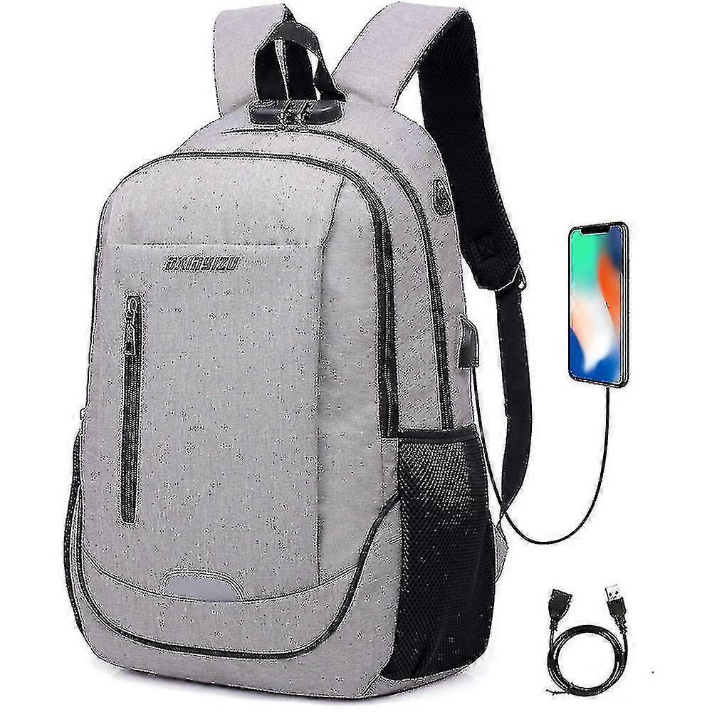 Student School Bag Usb Charging Travel Bag Computer Backpack