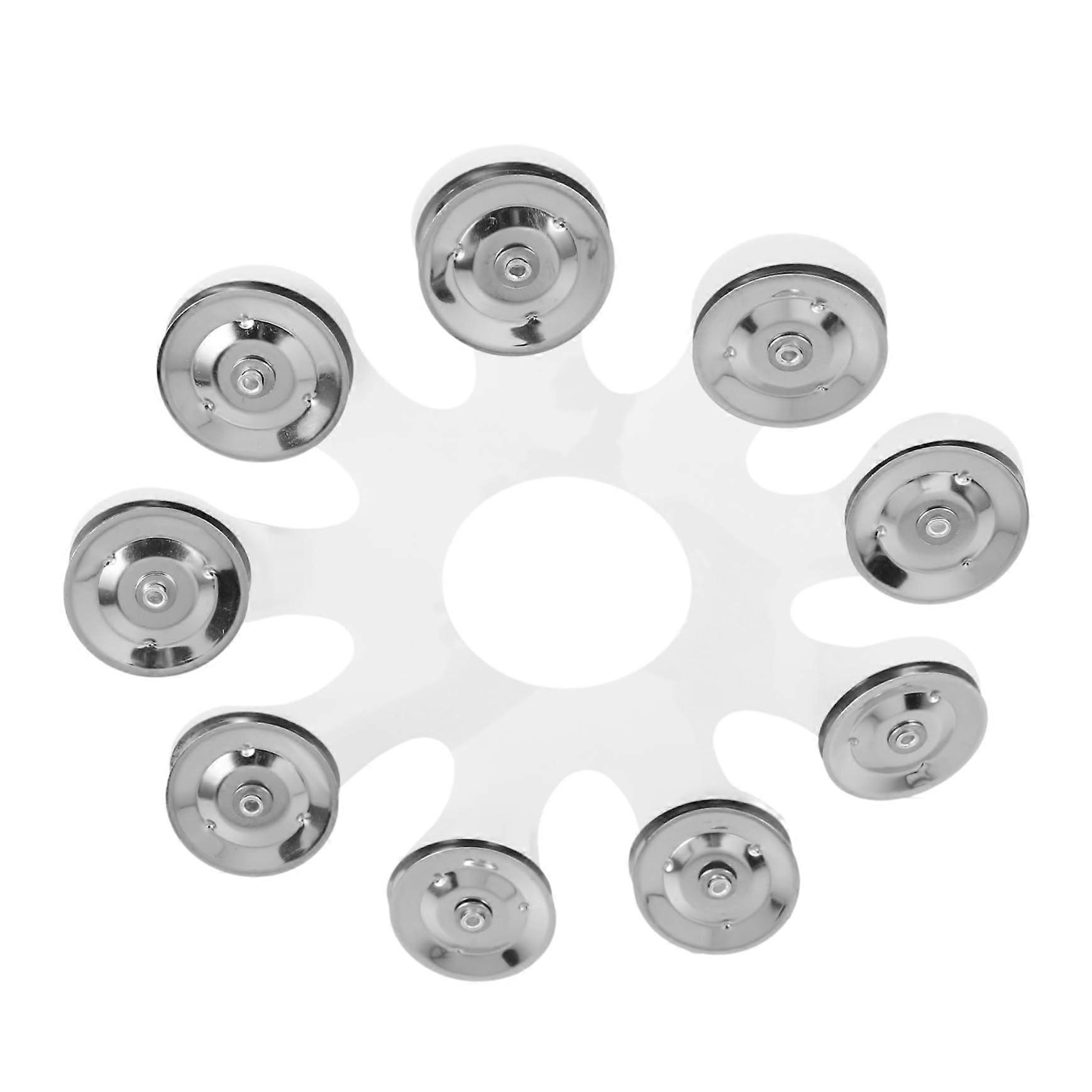 Drum Tambourine Ching Ring for Drum Kit Quick Attach Dual Mount Percussion Accessory