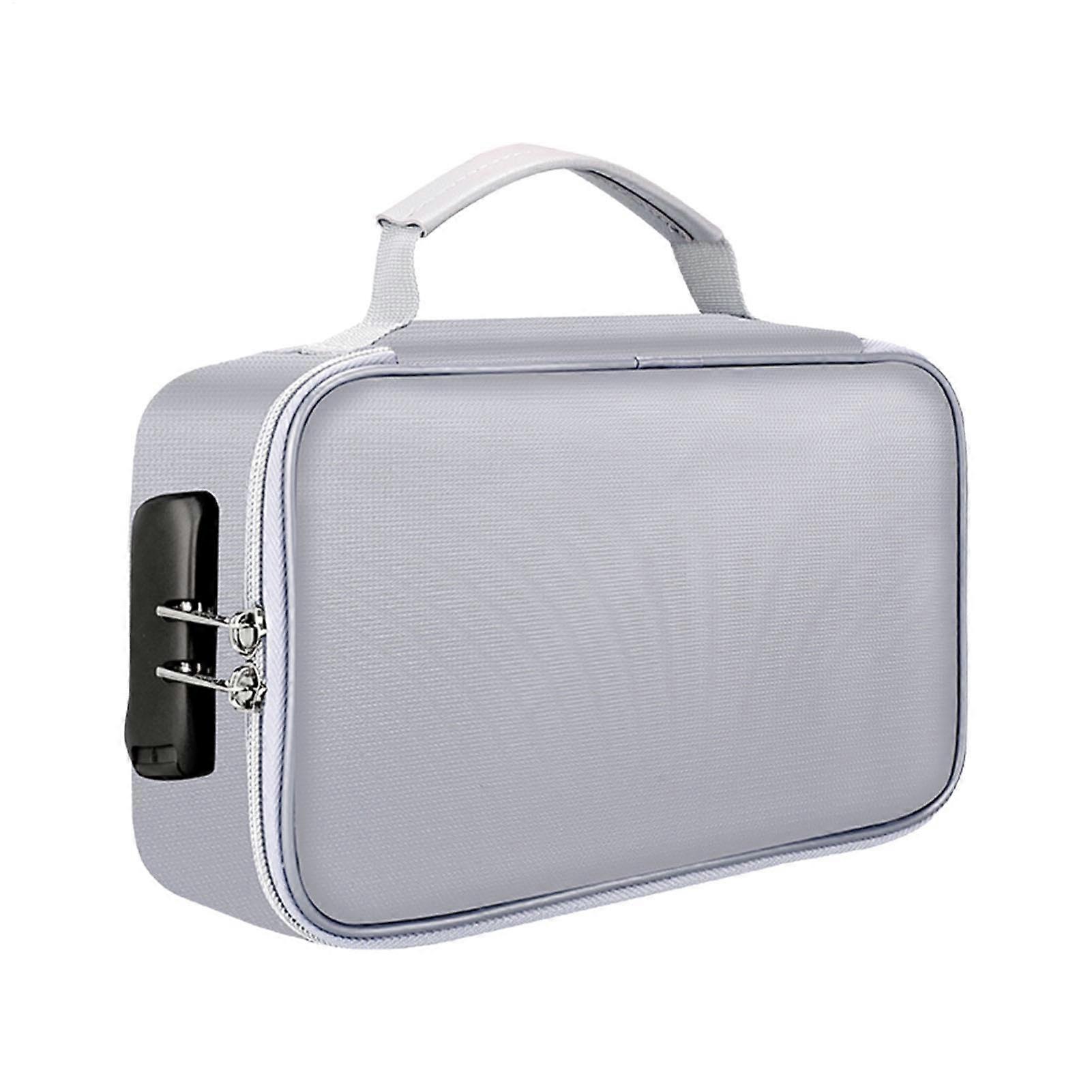 Fireproof Document Box with Waterproof Triple Protection and Lock for Passports, Certificates, Files