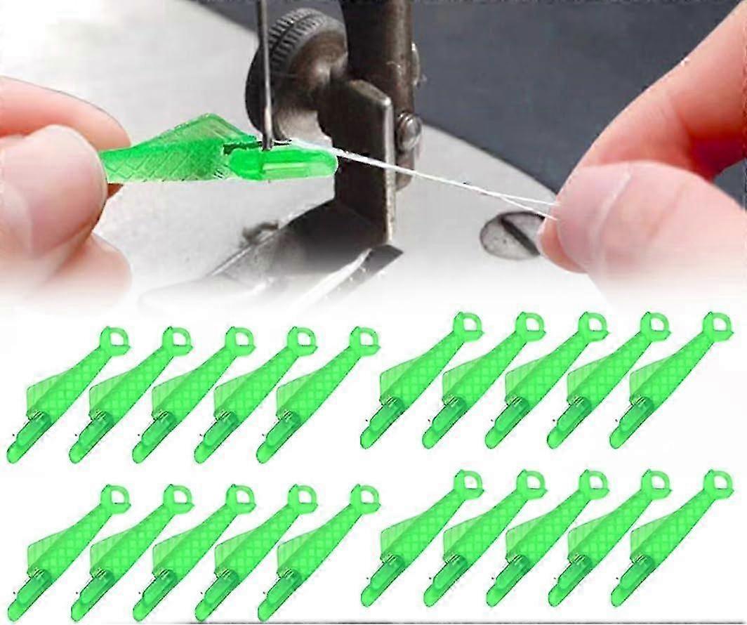 Fish Mouth Sewing Machine Needle Threader, 2024 New Automatic Sewing Needle Threader, Upgrade Quick Sewing Machine Loop Easy Selfthread Needle Threade