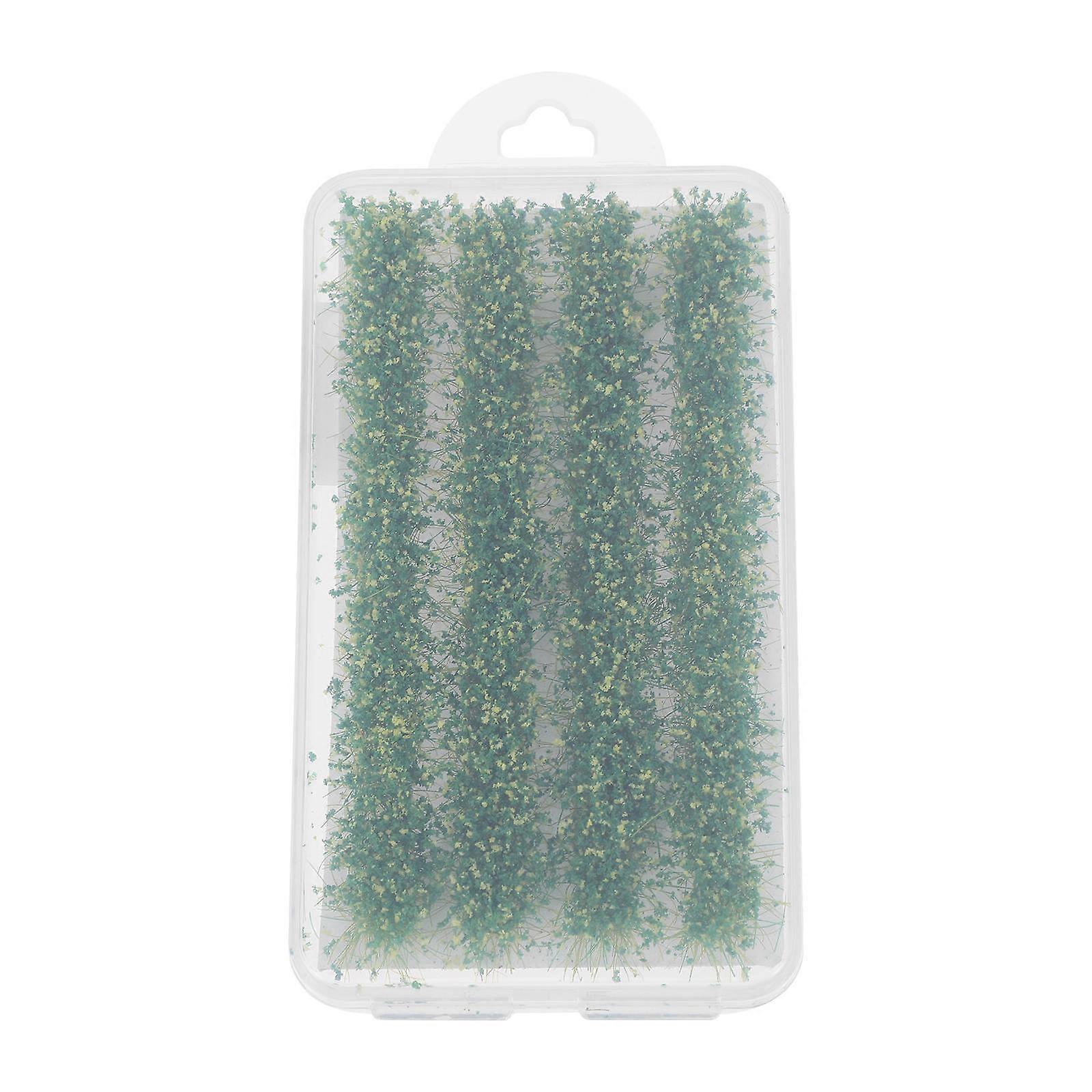 Simulation Flower Cluster Mini Grass Tuft for Model Railway Decor 1 Box