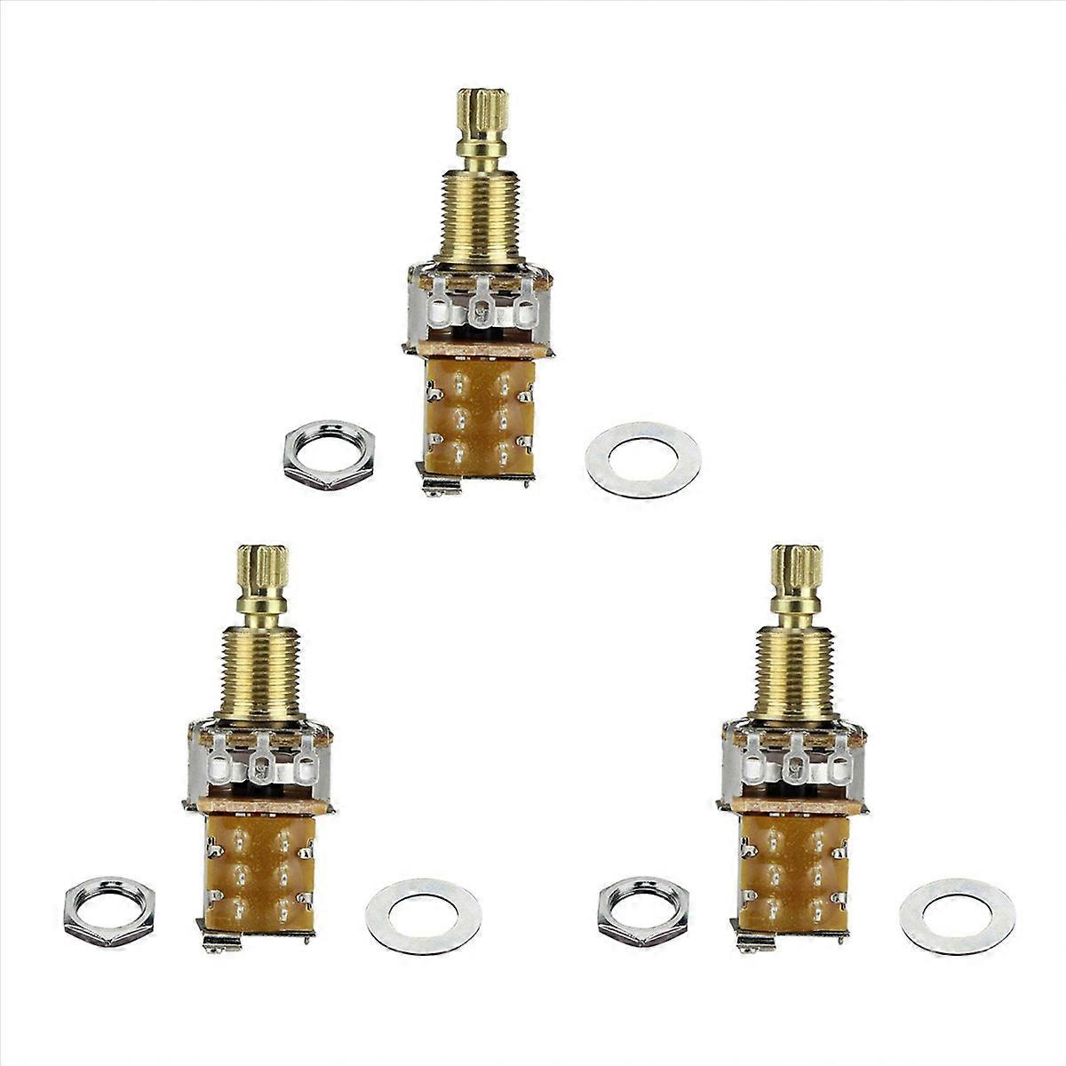 1Pcs Guitar Push/Push Potentiometer Short Shaft Push Push