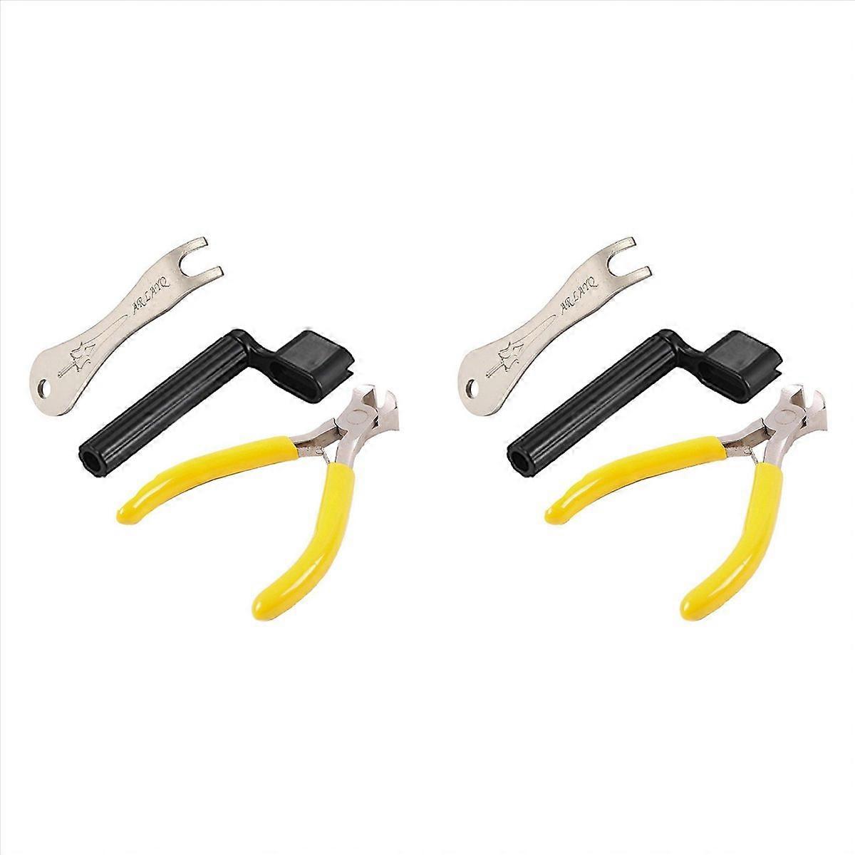 3Pcs Guitar Repair Maintenance Tool String Winder,String Cutter